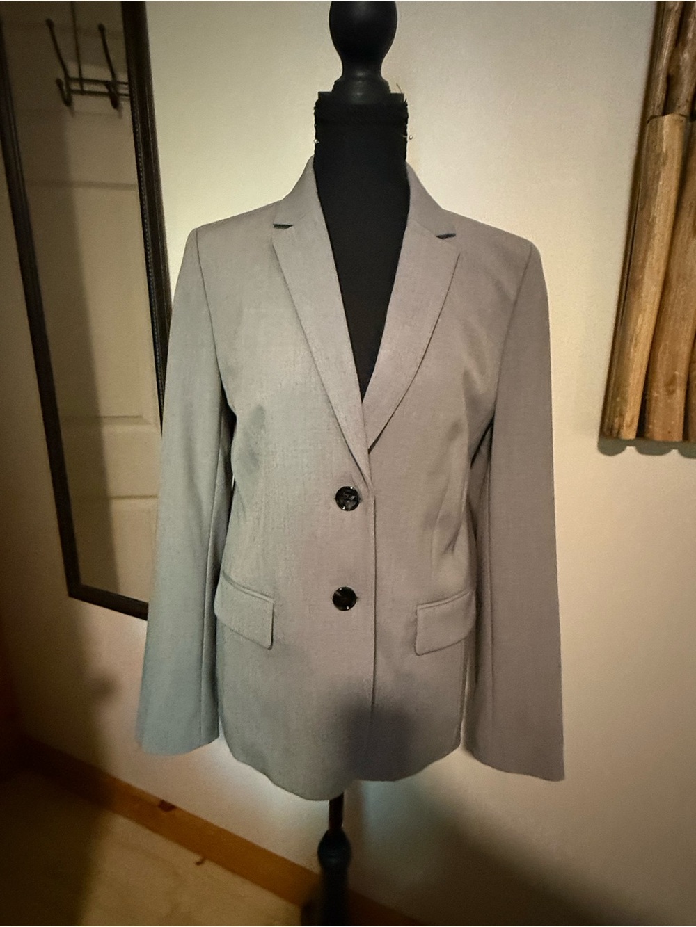 J Crew Classic Gray Women's Blazer - Modern Tailored Jacket, Size 4